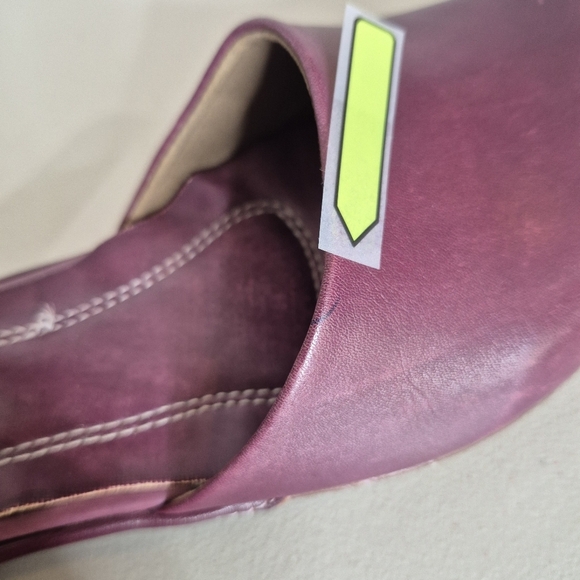 L'Artiste Spring Step GLOSS Wedge Heel Mary Jane Velcro Strap in Purple - Size 7 - Picture 15 of 16